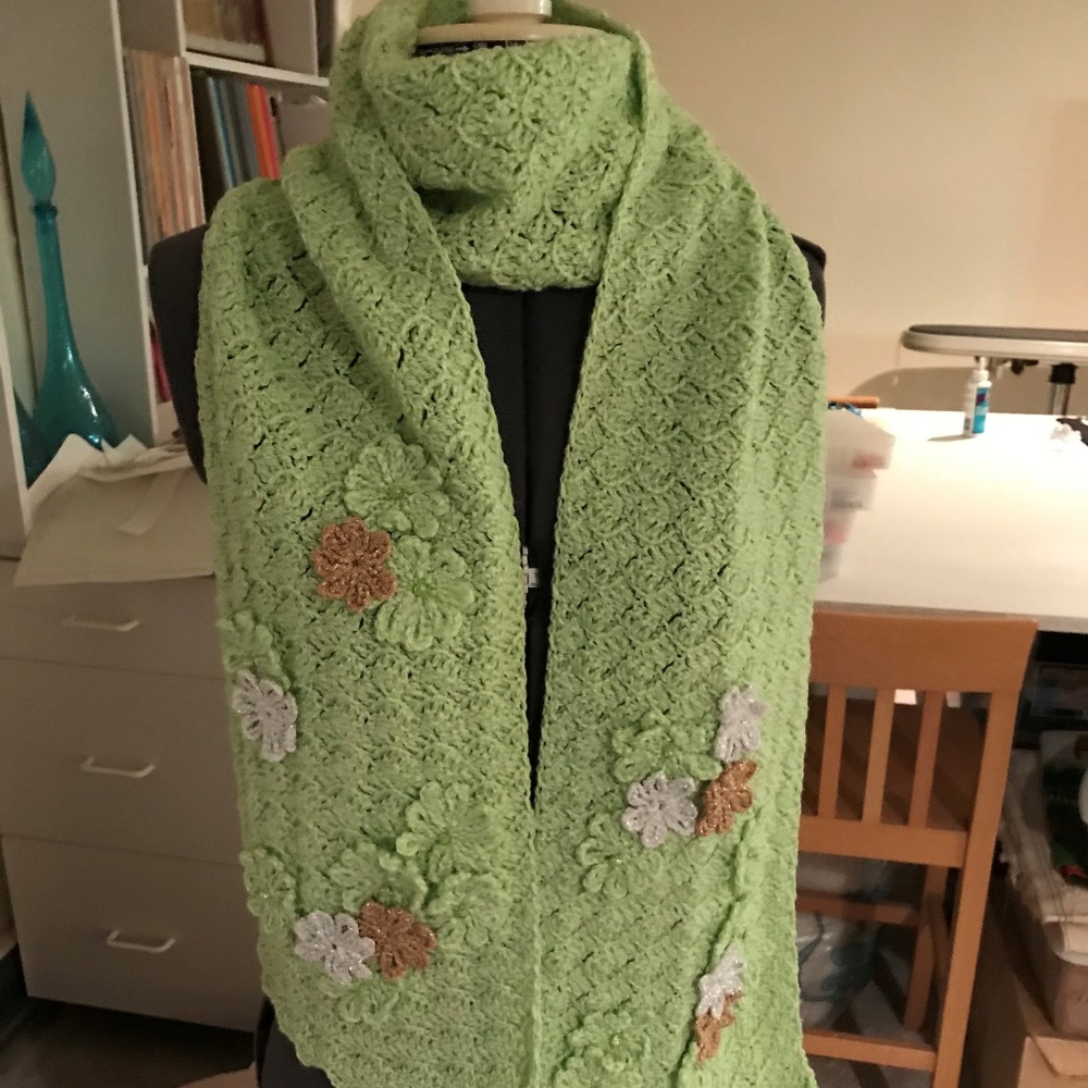 Lovely Crocheted Scarf